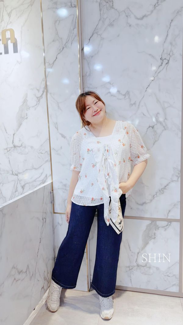 日系剪花面+小可愛套裝(黑/白) 