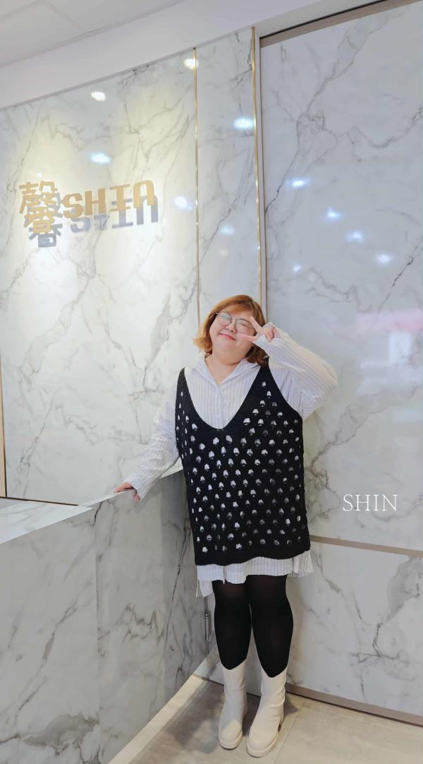 2025新款V口短筒彈力瘦瘦靴(黑/米白) 