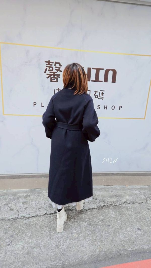 高級感雙面羊絨大衣 