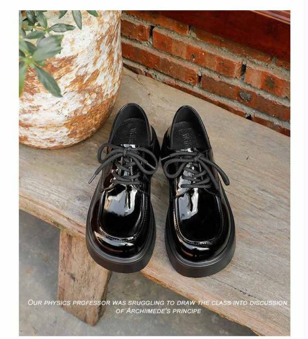 復古英倫風小皮鞋 