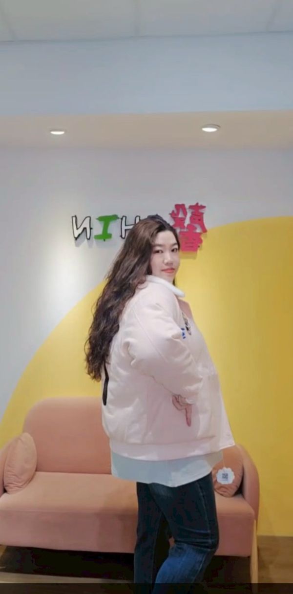 韓高飛棉衣外套(粉/藍) 