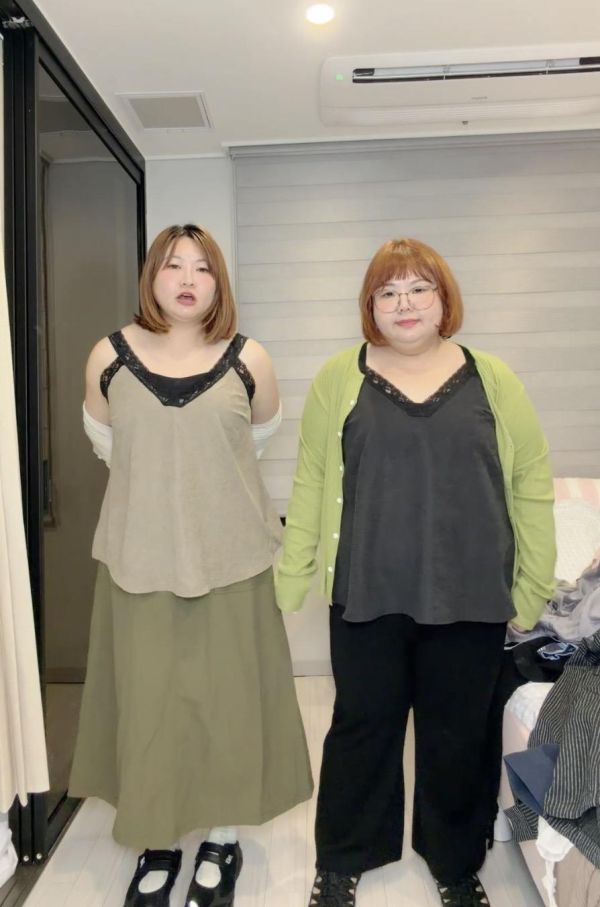 正韓性感蕾絲蜜絨背心（黑/墨綠） 