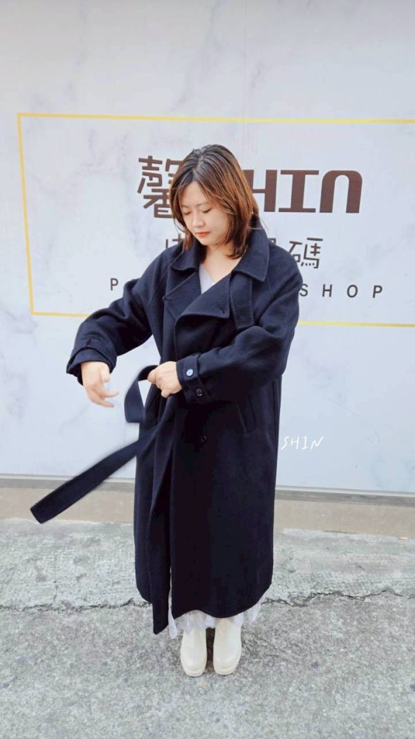 高級感雙面羊絨大衣 