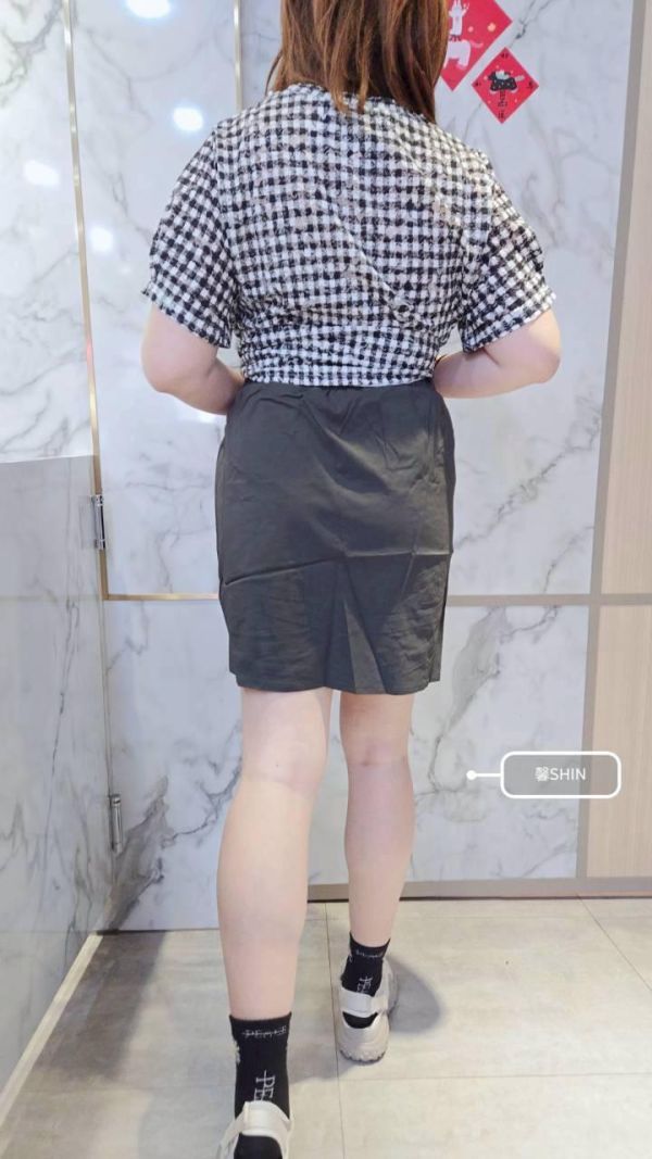 超彈伸縮抽繩工裝褲裙(黑/軍綠) 