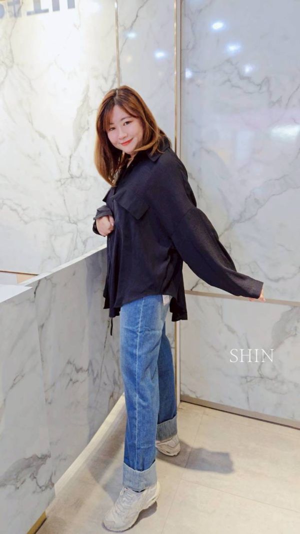 KOREA後綁帶襯衫 