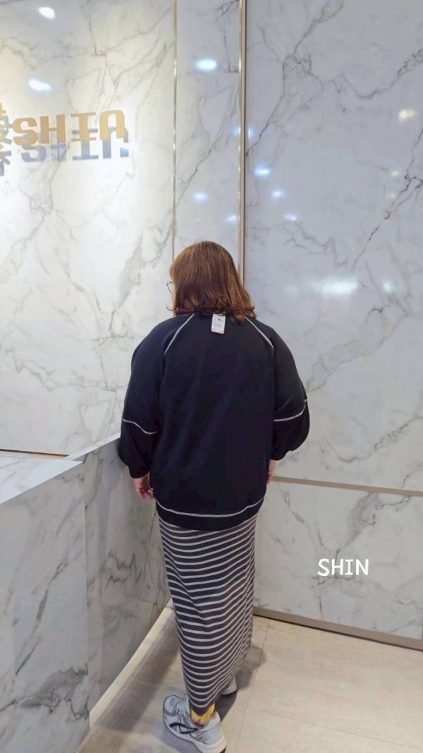 明線設計太空T(杏/黑) 