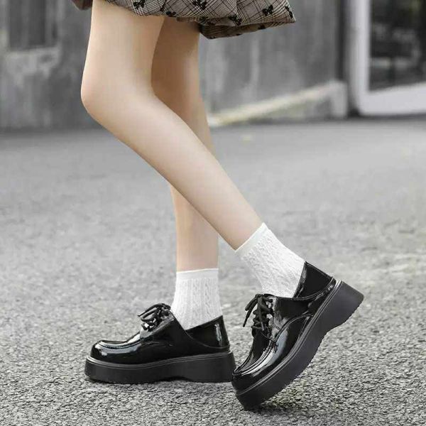 復古英倫風小皮鞋 