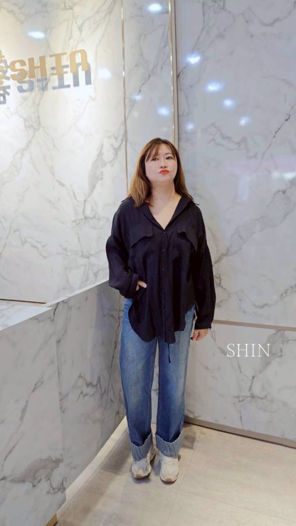 KOREA後綁帶襯衫 