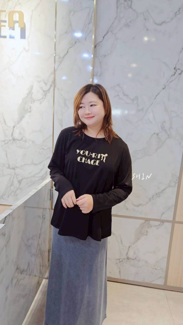 冰瓷棉英字必買T(紅/黑) 