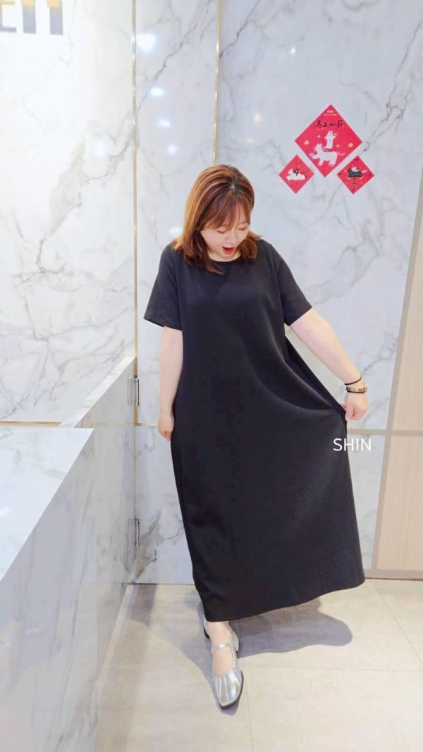 不嫌多的太空綿長版洋(黑/咖/綠) 