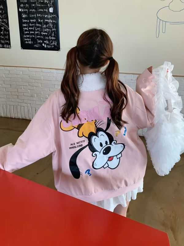 韓高飛棉衣外套(粉/藍) 