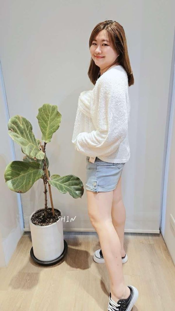 QQ仿毛巾布扭結背心外套組(白/紫) 