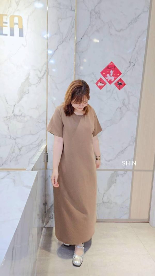 不嫌多的太空綿長版洋(黑/咖/綠) 