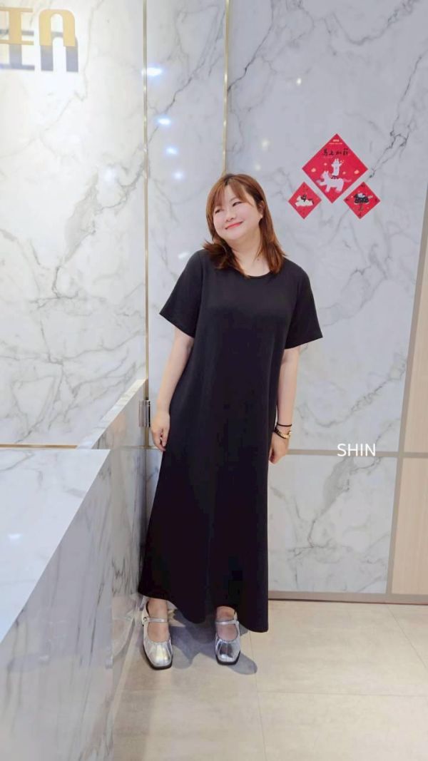 不嫌多的太空綿長版洋(黑/咖/綠) 