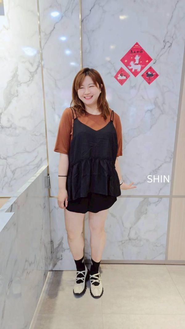 空氣棉四口袋A字短褲裙 