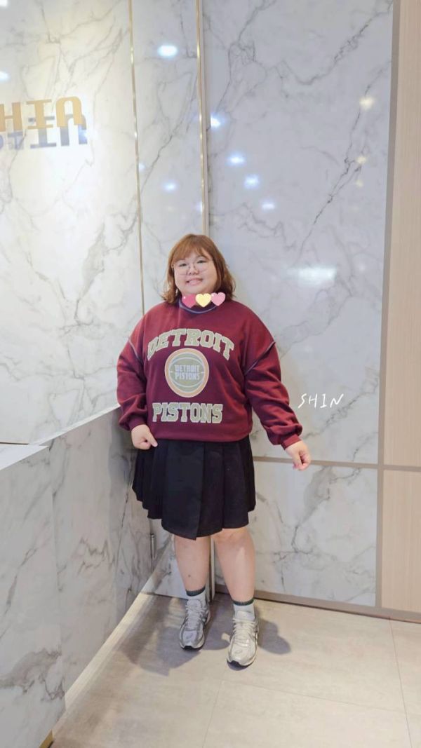 正韓小刷毛美式背7大T(紅/灰/藍) 