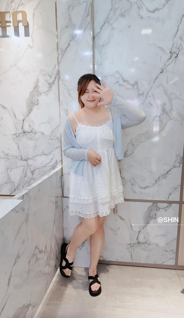 溫柔系的甜美女孩蛋糕洋罩衫套裝 