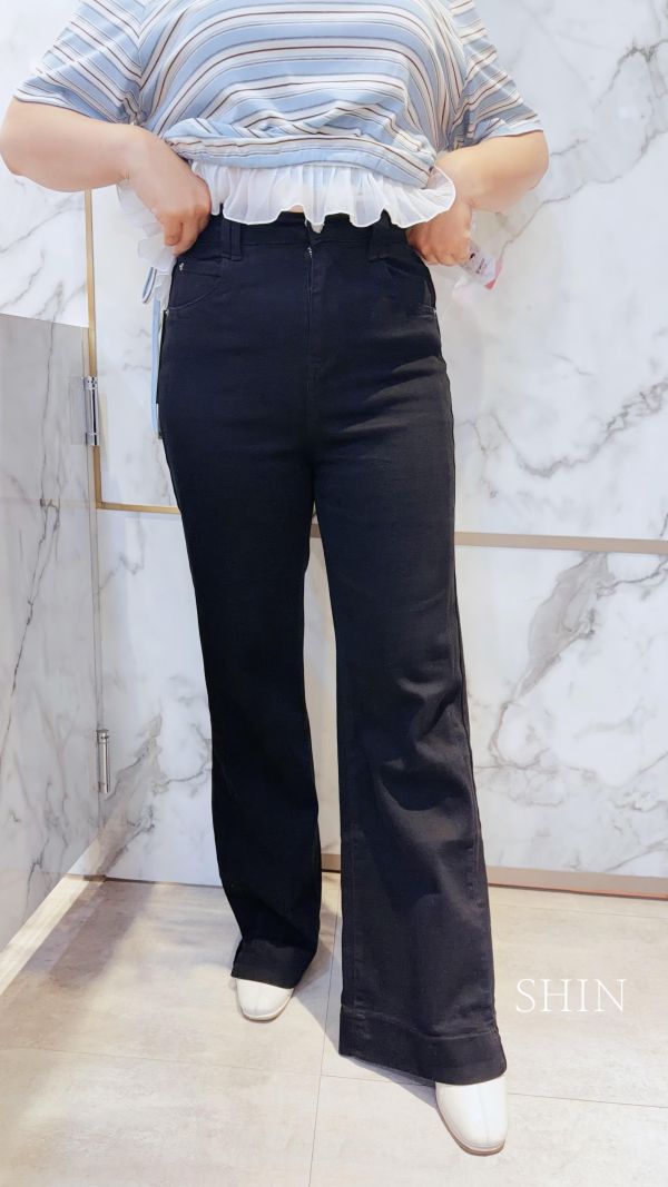 廣州高腰闊腿喇叭褲 