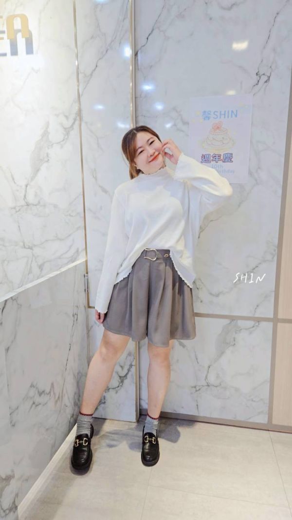 木耳邊針織內搭衣(咖/黑/灰/卡其/白) 