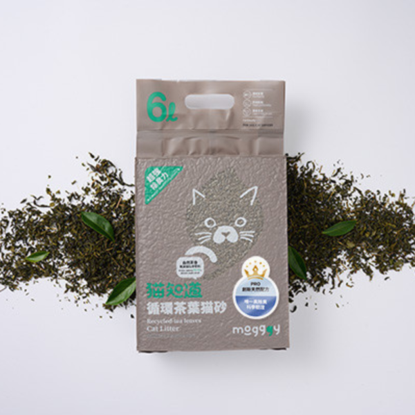PRO 真除臭循環茶葉貓砂-6入 不臭的貓砂,好用貓砂,可沖馬桶的貓砂,茶葉貓砂,天然貓砂,環保貓砂,無化學添加的貓砂