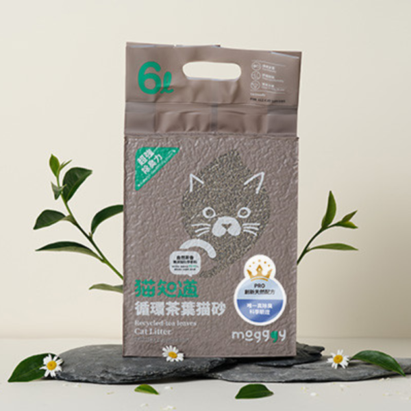 【限量體驗】貓知道 PRO 真除臭循環茶葉貓砂（6L）｜免運費 首購體驗組 不臭的貓砂,好用貓砂,可沖馬桶的貓砂,茶葉貓砂,天然貓砂,環保貓砂,無化學添加的貓砂