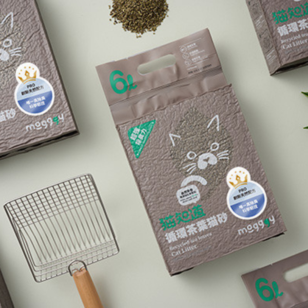 PRO 真除臭循環茶葉貓砂-6入 不臭的貓砂,好用貓砂,可沖馬桶的貓砂,茶葉貓砂,天然貓砂,環保貓砂,無化學添加的貓砂