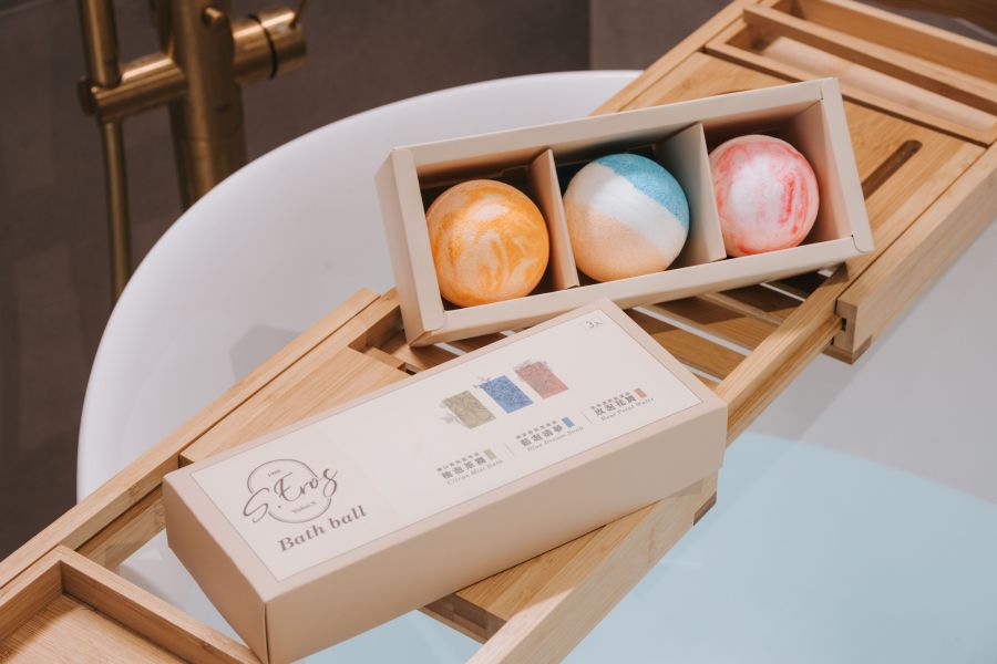 Saturday × S.EROS香氛泡泡系列 泡澡球禮盒3入 