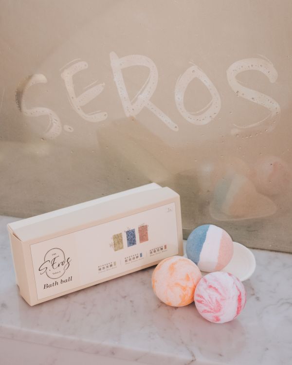 Saturday × S.EROS香氛泡泡系列 泡澡球禮盒3入 