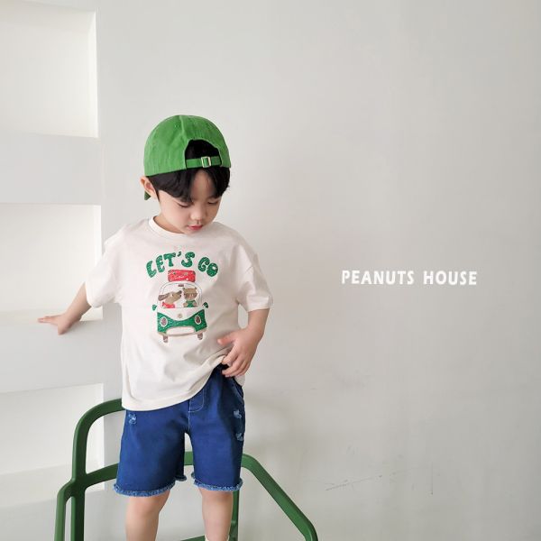 【PEANUT】可愛小熊開車出遊上衣 