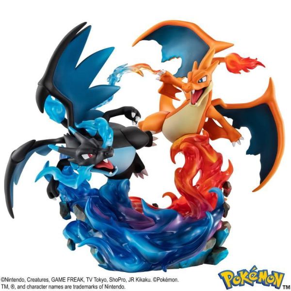 【0413KK】預購 MEGAHOUSE G.E.M.EX 寶可夢 超級噴火龍X & 超級噴火龍Y MEGAHOUSE G.E.M.EX 寶可夢 超級噴火龍X & 超級噴火龍Y