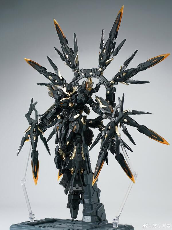 【KK】現貨 組裝模型 萬象聚變 MG 1/100 黑天啟 全噴塗 合金骨架 組裝模型 MG 1/100 黑天啟 全噴塗 合金骨架
