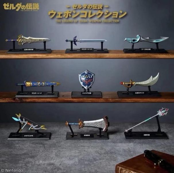 【0720KK】預購 BANDAI 盒玩 薩爾達傳說 武器收藏 中盒10入 再販 BANDAI 盒玩 薩爾達傳說 武器收藏 中盒10入 再販