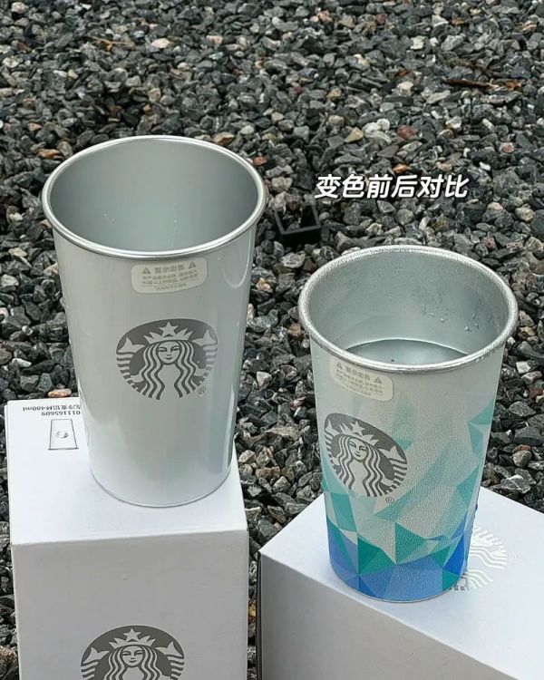 星巴克 Starbucks 遇冷變色杯 小熊 冷變杯 冷水杯 環保杯 共3款 