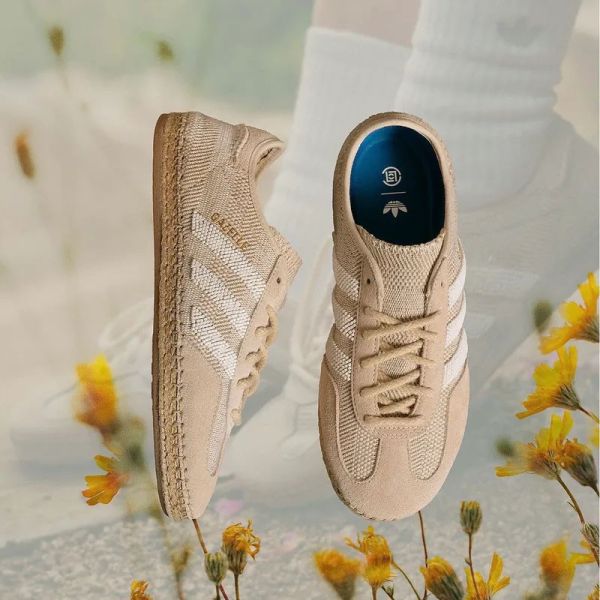 CLOT x Adidas Gazelle「Halo Ivory」聯名草編鞋靈感設計 BLACKPINK JENNIE 同款 