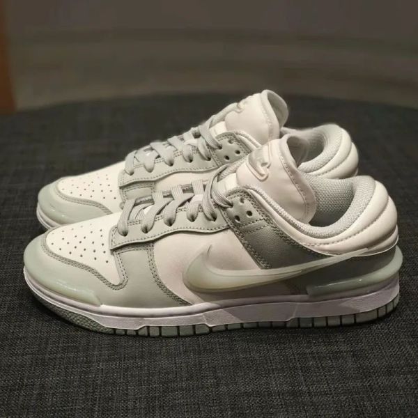 【預購】Nike Dunk Low Twist Light Silver 淺灰白 飛勾 小Ambush 厚鞋舌 