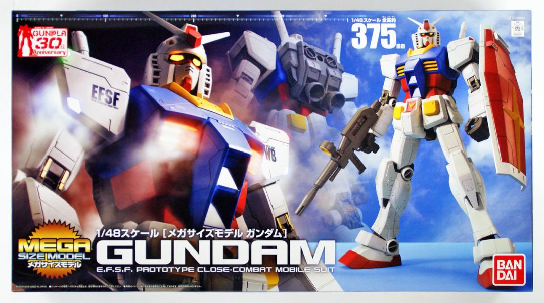 【門市現貨】  BANDAI MEGA SIZE 1/48 Rx-78-2 初鋼 機動戰士鋼彈 【門市現貨】  BANDAI MEGA SIZE 1/48 Rx-78-2 初鋼 機動戰士鋼彈