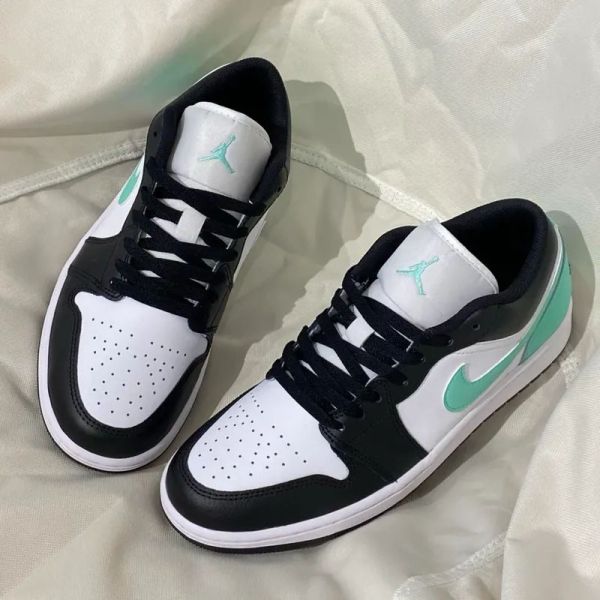 Nike Air Jordan 1 Low Green Glow 薄荷綠 黑綠 蒂芬尼綠 AJ1 低筒休閒鞋 