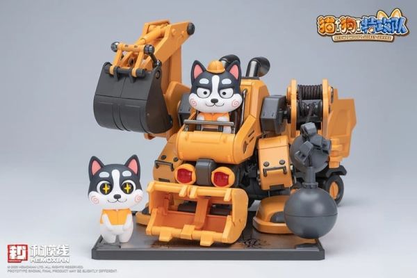 【1028KK】預購 組裝模型 貓狗特攻隊 第一彈 哈二奇 HUSKY 組裝模型 貓狗特攻隊 第一彈 哈二奇 HUSKY