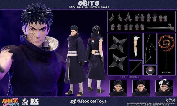 【0602KK】預購 ROCKETTOYS ROC-22 1/6 可動 火影忍者 宇智波帶土 ROCKETTOYS ROC-22 1/6 可動 火影忍者 宇智波帶土