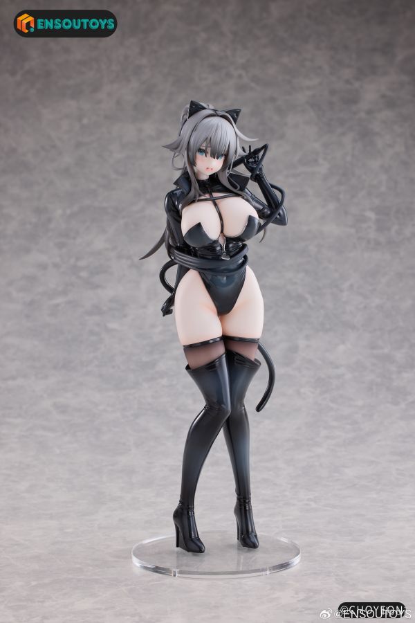 【0828KK】預購 1/7 PVC CHOYEON原畫 貓女Happy醬 灰髮異色版 附特典 1/7 PVC CHOYEON原畫 貓女Happy醬 灰髮異色版 附特典