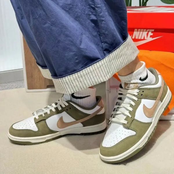 【預購】Nike Dunk Low Premium Medium Olive 抹茶拿鐵 橄欖綠 墨綠 乾燥粉 低筒 休閒鞋 