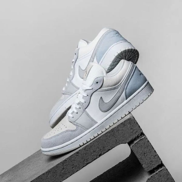 【預購】Nike Air Jordan 1 Low “Paris” 巴黎限定 小Dior 白灰 灰藍雲白 麂皮 CV3043-100 