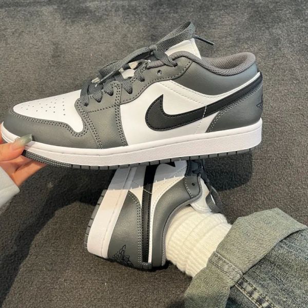 【預購】Nike Air Jordan 1 Low Iron Grey 鋼鐵灰 黑灰 AJ1 男鞋 