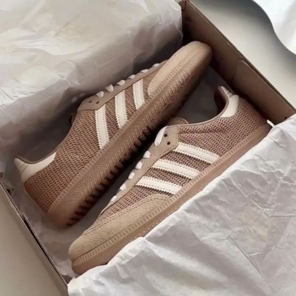 Adidas Samba OG Cardboard 編織可可棕 榛果 卡其 麂皮 焦糖底 復古 德訓鞋 