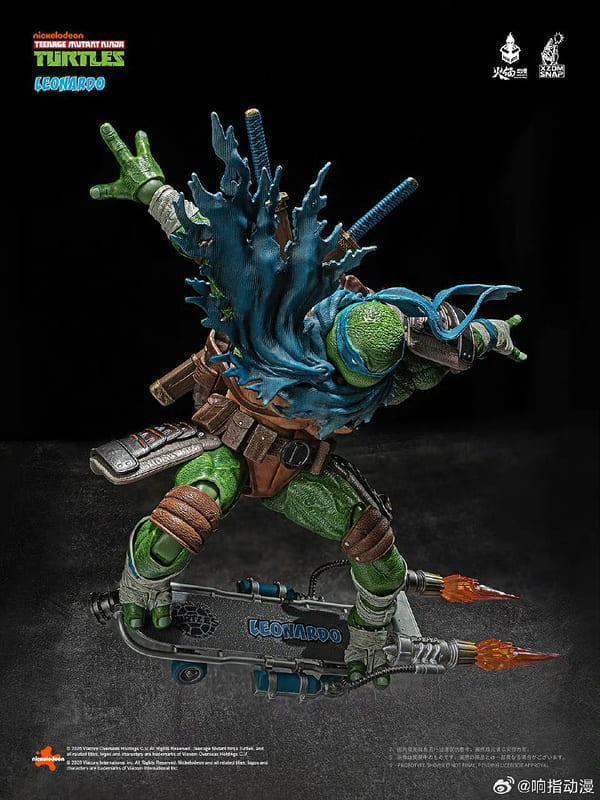 【0403KK】預購 HEATBOYS HEATFIG 忍者龜 李奧納多 達文西 1/9 完成品可動人偶 豪華版 HEATBOYS HEATFIG 忍者龜 李奧納多 達文西 1/9 完成品可動人偶 豪華版