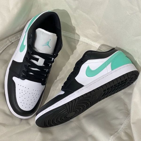 Nike Air Jordan 1 Low Green Glow 薄荷綠 黑綠 蒂芬尼綠 AJ1 低筒休閒鞋 