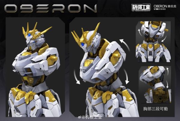 【預購】機核工業 1/100 天衛 奧伯龍 組裝模型 【預購】機核工業 1/100 天衛 奧伯龍 組裝模型