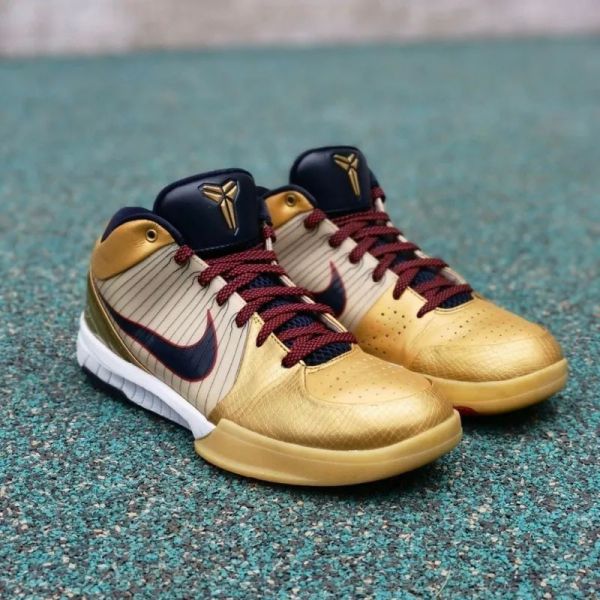 【預購】Nike Kobe 4 Protro Gold Medal 美國隊 金牌色 奧運 白金色 曼巴 實戰籃球鞋 FQ3544-100 