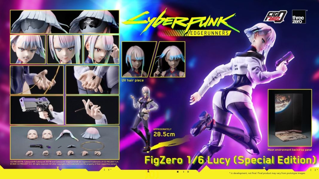 【0728KK】1/6 可動 Figzero《電馭叛客：邊緣行者》露西 1/6 可動 Figzero《電馭叛客：邊緣行者》露西