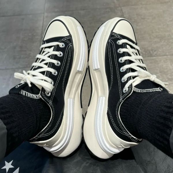 【預購】Converse Run Star Legacy CX 黑白 厚底 增高 帆布鞋 低筒 休閒鞋 